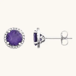 Earrings for Sensitive Ears purple
