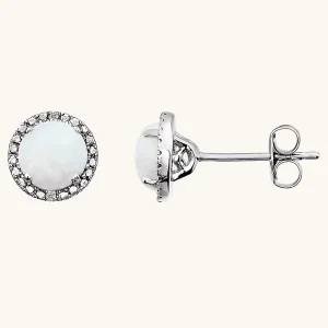 Earrings for Sensitive Ears white