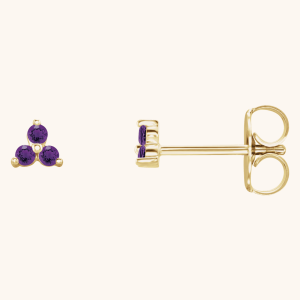 Gemstone Earrings purples