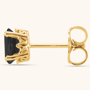 14K Yellow & White gemstone earrings