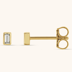 white Lab-Grown Diamond Earrings