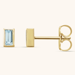 blue Lab-Grown Diamond Earrings