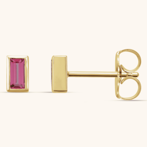 pink Lab-Grown Diamond Earrings