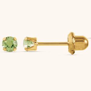 Inverness Birthstone Stud Piercing Earrings