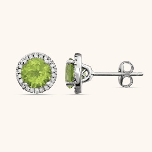 Diamond Earrings green