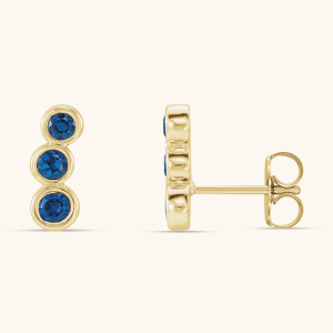 Ear Climbers Earrings blue