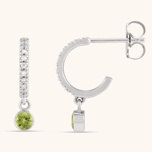 Hoop Earrings green