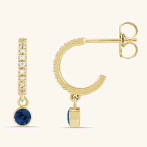 Hoop Earrings blue