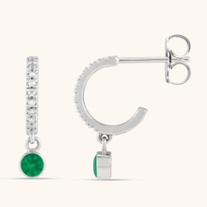 Hoop Earrings green